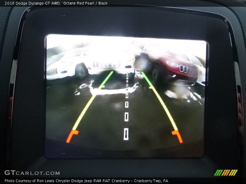 Octane Red Pearl / Black 2018 Dodge Durango GT AWD