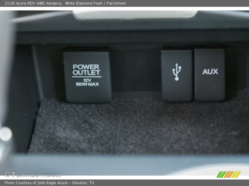 White Diamond Pearl / Parchment 2018 Acura RDX AWD Advance