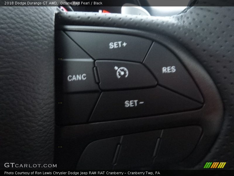 Octane Red Pearl / Black 2018 Dodge Durango GT AWD