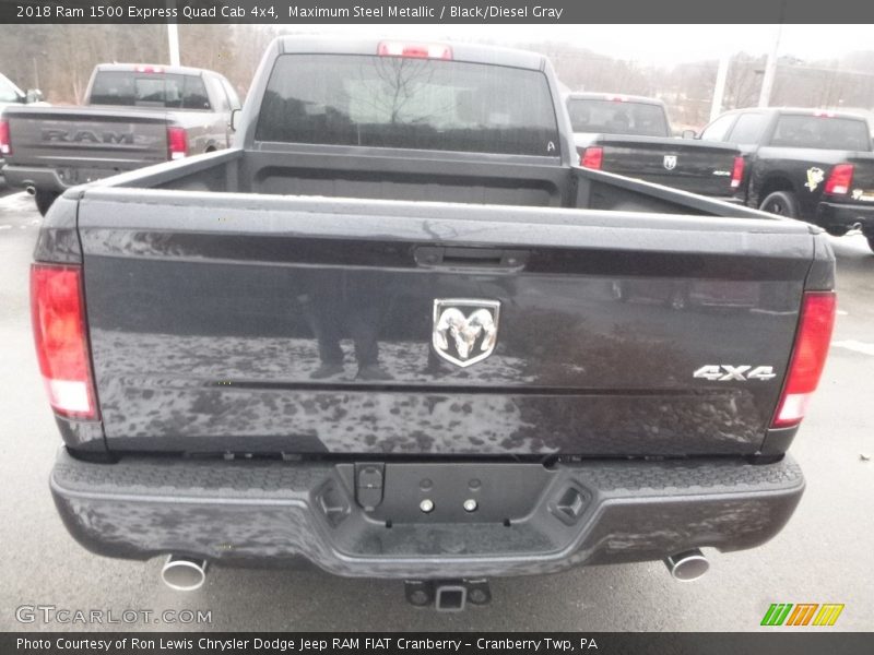 Maximum Steel Metallic / Black/Diesel Gray 2018 Ram 1500 Express Quad Cab 4x4