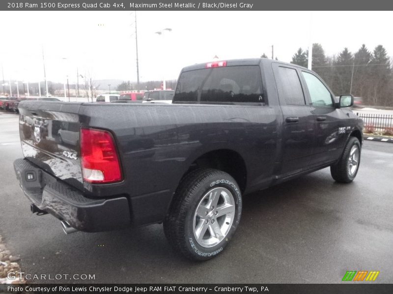 Maximum Steel Metallic / Black/Diesel Gray 2018 Ram 1500 Express Quad Cab 4x4