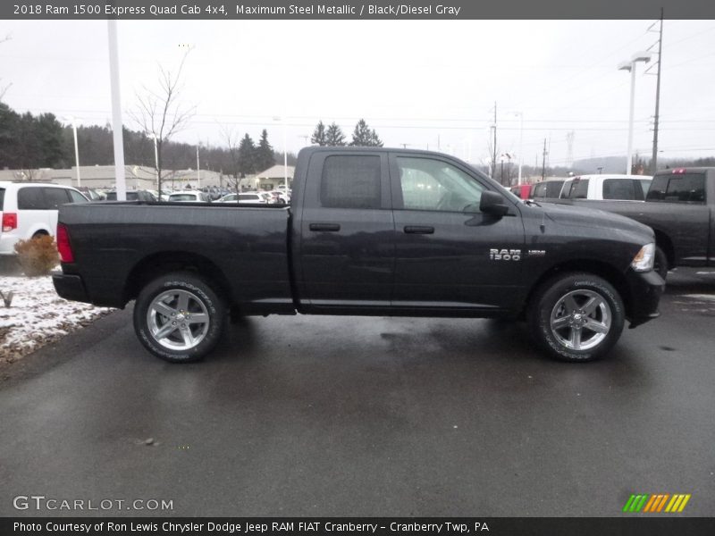 Maximum Steel Metallic / Black/Diesel Gray 2018 Ram 1500 Express Quad Cab 4x4
