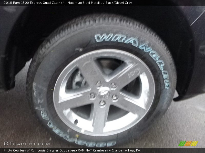 Maximum Steel Metallic / Black/Diesel Gray 2018 Ram 1500 Express Quad Cab 4x4