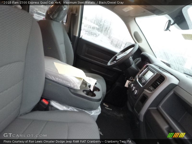 Maximum Steel Metallic / Black/Diesel Gray 2018 Ram 1500 Express Quad Cab 4x4