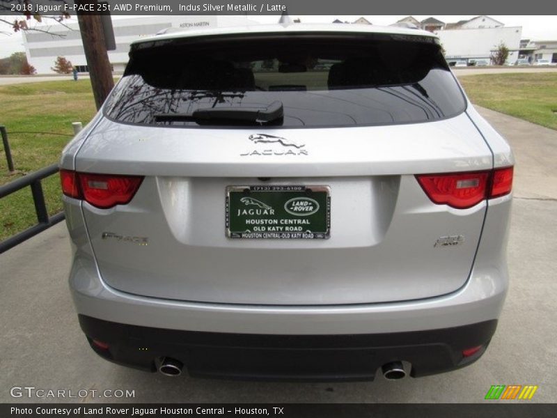 Indus Silver Metallic / Latte 2018 Jaguar F-PACE 25t AWD Premium