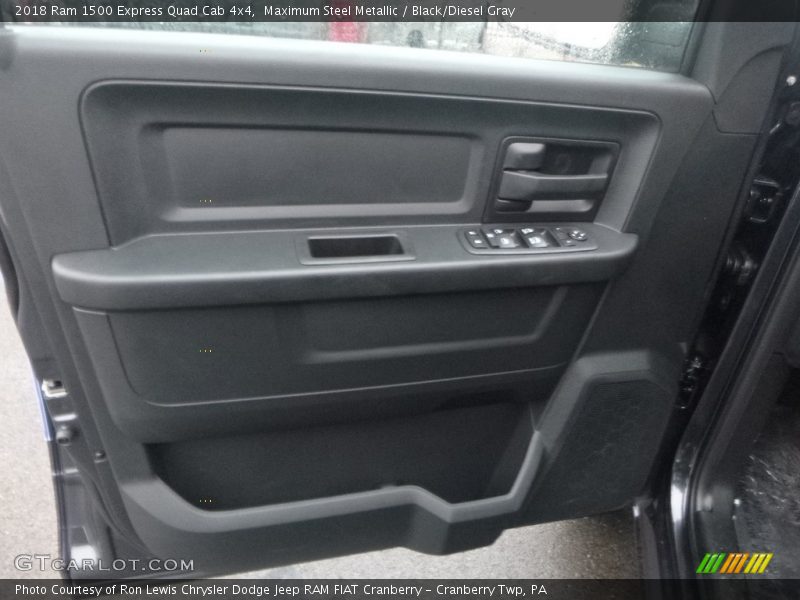 Maximum Steel Metallic / Black/Diesel Gray 2018 Ram 1500 Express Quad Cab 4x4