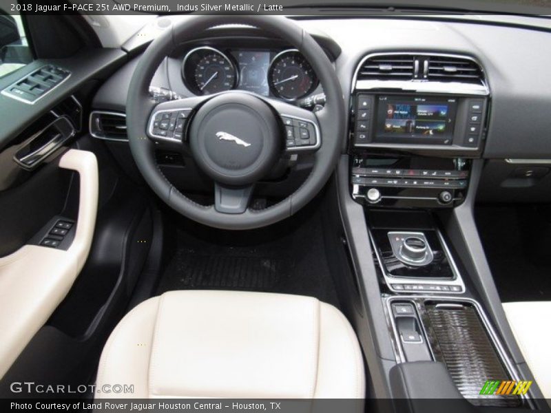 Indus Silver Metallic / Latte 2018 Jaguar F-PACE 25t AWD Premium