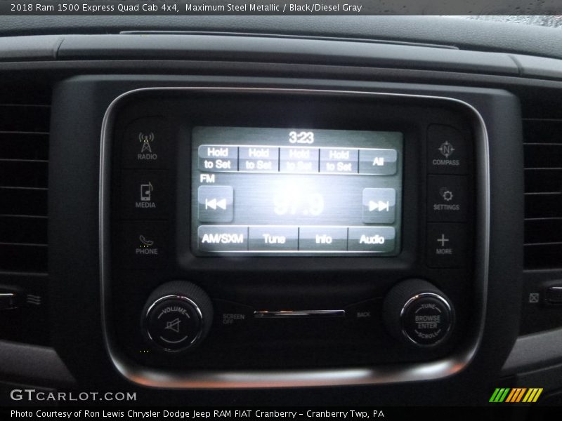 Maximum Steel Metallic / Black/Diesel Gray 2018 Ram 1500 Express Quad Cab 4x4