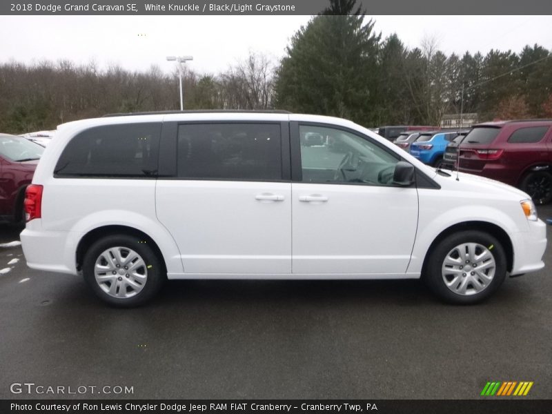 White Knuckle / Black/Light Graystone 2018 Dodge Grand Caravan SE