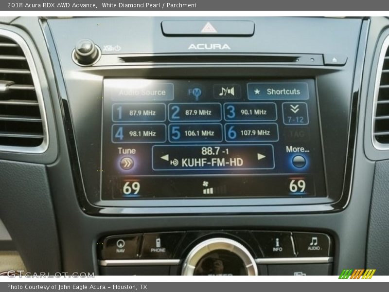 White Diamond Pearl / Parchment 2018 Acura RDX AWD Advance