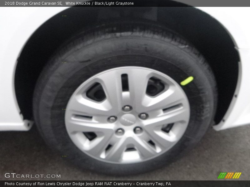 White Knuckle / Black/Light Graystone 2018 Dodge Grand Caravan SE