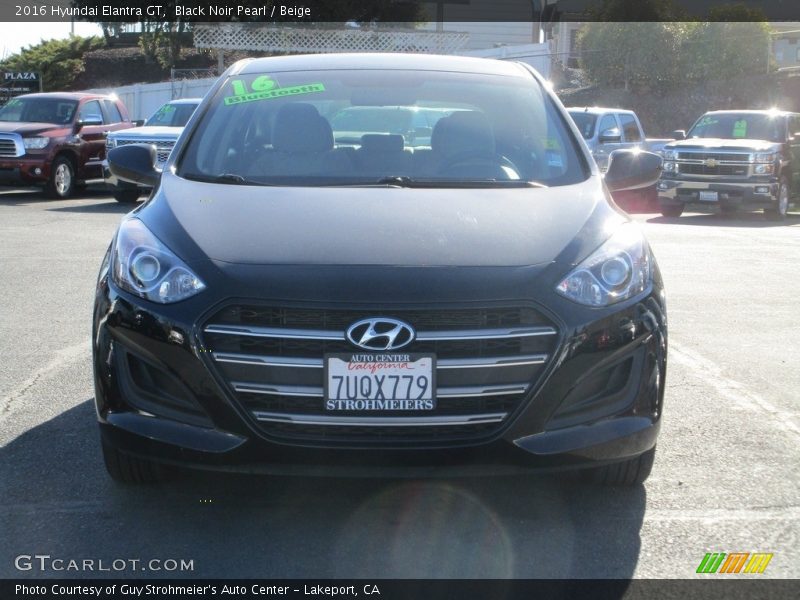 Black Noir Pearl / Beige 2016 Hyundai Elantra GT