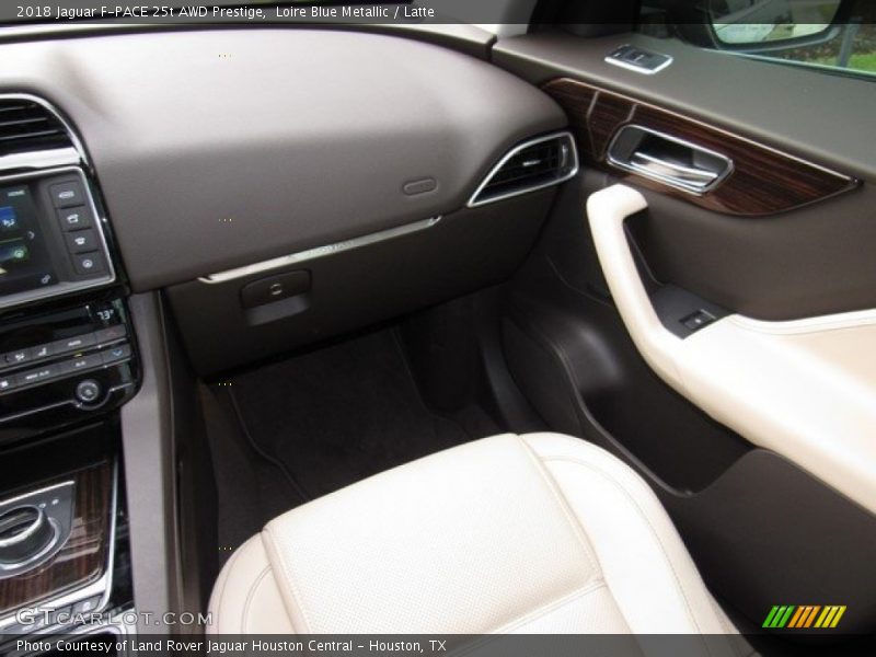 Loire Blue Metallic / Latte 2018 Jaguar F-PACE 25t AWD Prestige