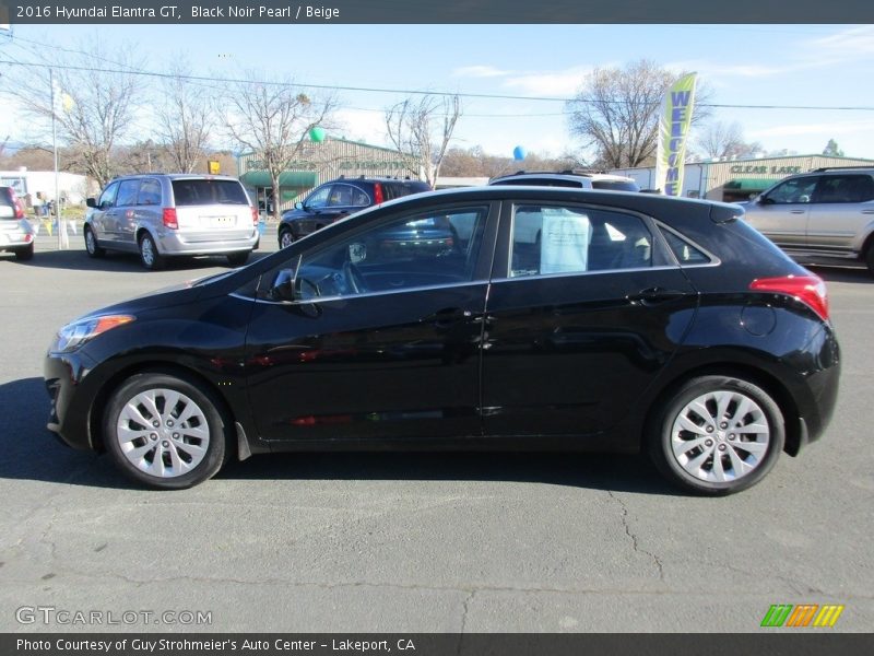 Black Noir Pearl / Beige 2016 Hyundai Elantra GT