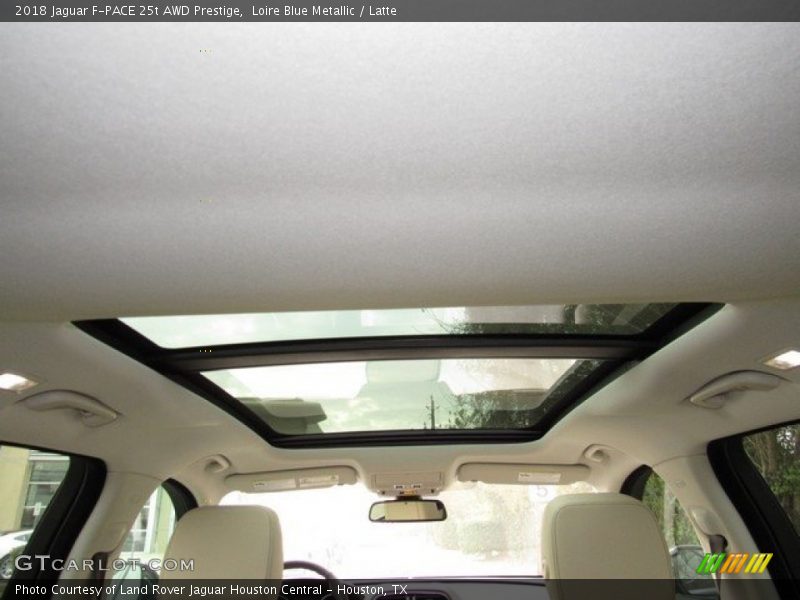 Loire Blue Metallic / Latte 2018 Jaguar F-PACE 25t AWD Prestige