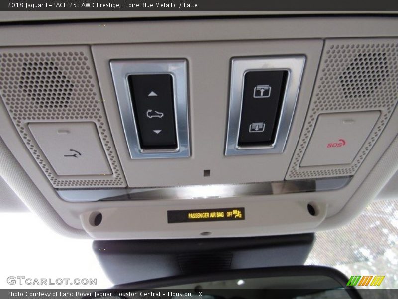 Loire Blue Metallic / Latte 2018 Jaguar F-PACE 25t AWD Prestige
