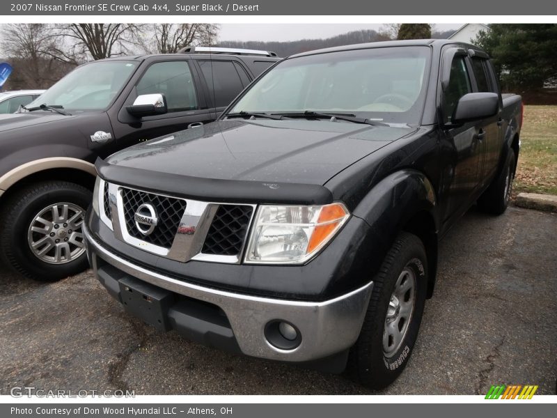 Super Black / Desert 2007 Nissan Frontier SE Crew Cab 4x4