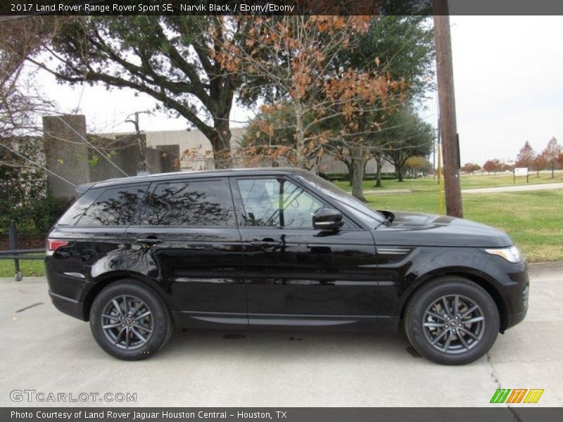 Narvik Black / Ebony/Ebony 2017 Land Rover Range Rover Sport SE