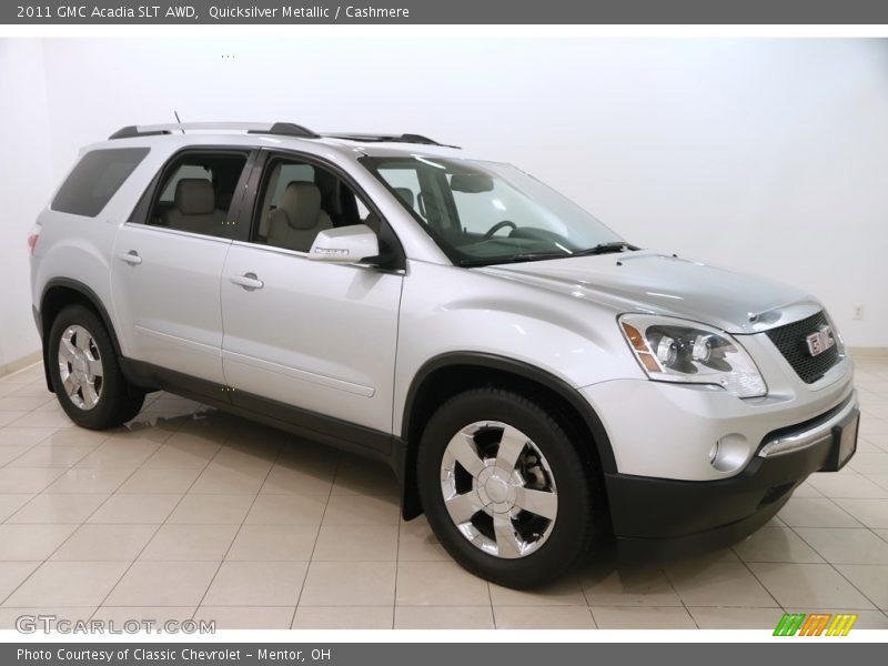 Quicksilver Metallic / Cashmere 2011 GMC Acadia SLT AWD