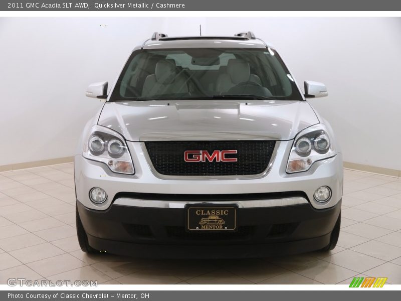 Quicksilver Metallic / Cashmere 2011 GMC Acadia SLT AWD