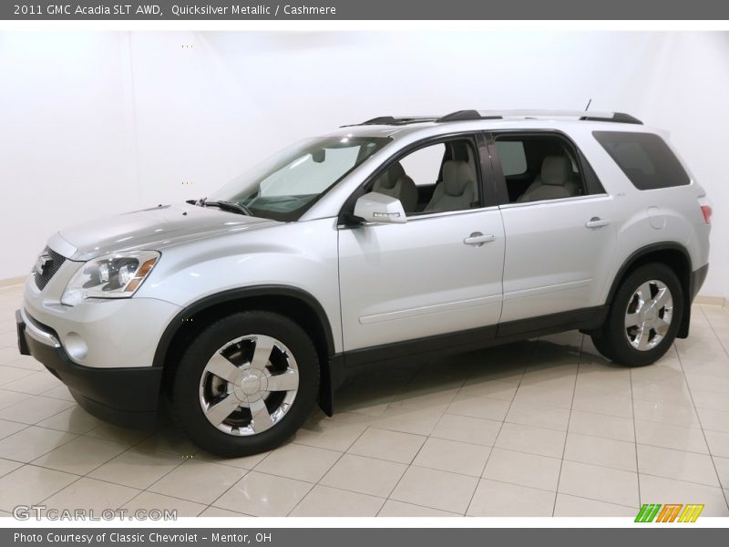 Quicksilver Metallic / Cashmere 2011 GMC Acadia SLT AWD