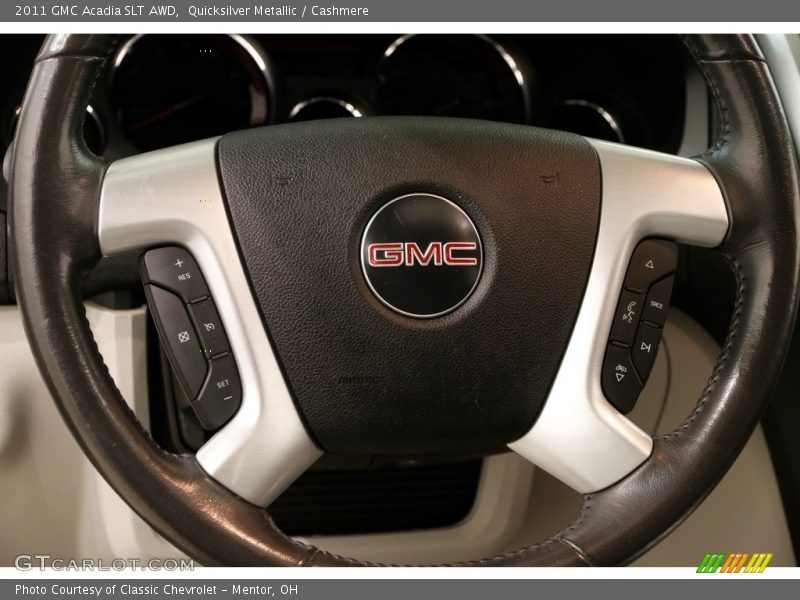 Quicksilver Metallic / Cashmere 2011 GMC Acadia SLT AWD