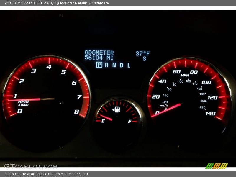 Quicksilver Metallic / Cashmere 2011 GMC Acadia SLT AWD