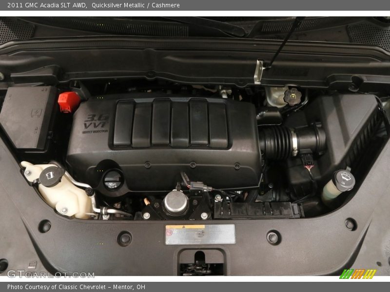 Quicksilver Metallic / Cashmere 2011 GMC Acadia SLT AWD