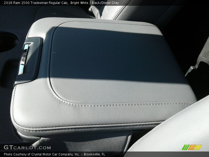 Bright White / Black/Diesel Gray 2018 Ram 1500 Tradesman Regular Cab