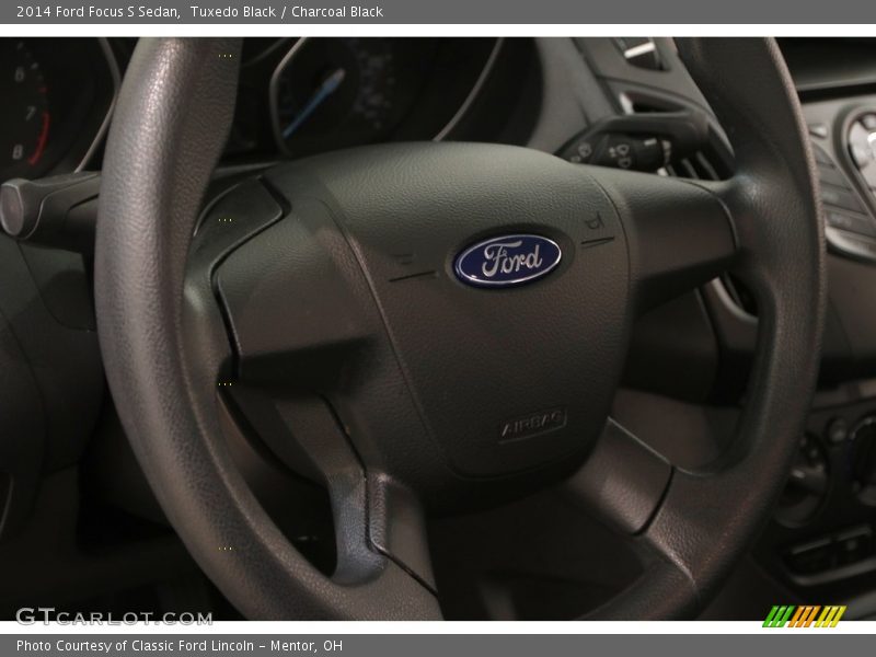 Tuxedo Black / Charcoal Black 2014 Ford Focus S Sedan