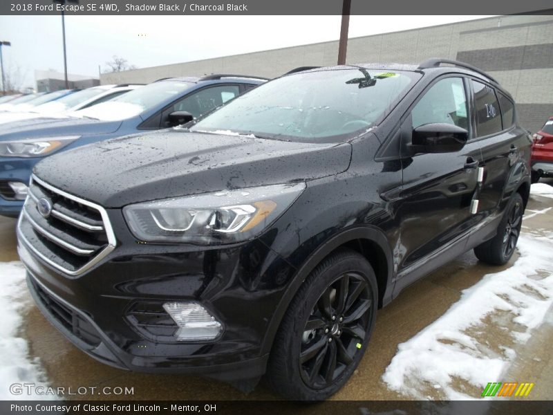 Shadow Black / Charcoal Black 2018 Ford Escape SE 4WD