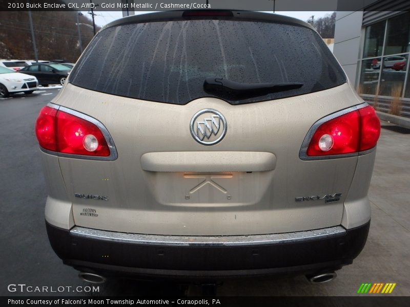 Gold Mist Metallic / Cashmere/Cocoa 2010 Buick Enclave CXL AWD