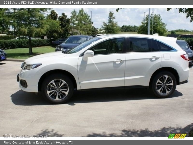 White Diamond Pearl / Parchment 2018 Acura RDX FWD Advance