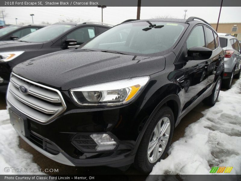 Shadow Black / Charcoal Black 2018 Ford Escape SE