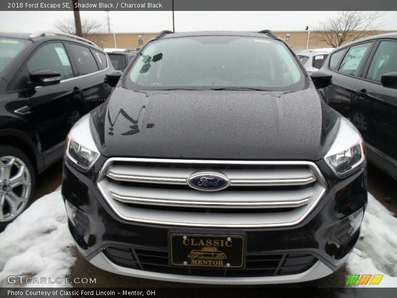 Shadow Black / Charcoal Black 2018 Ford Escape SE