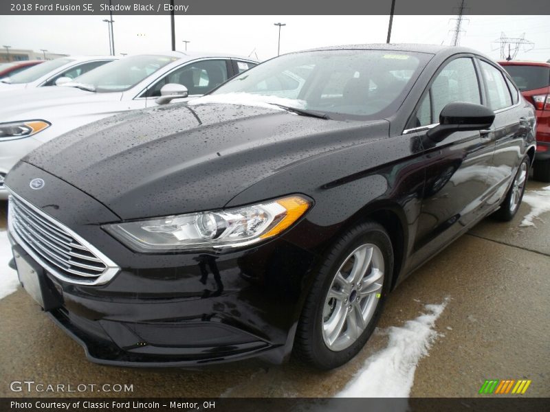 Shadow Black / Ebony 2018 Ford Fusion SE