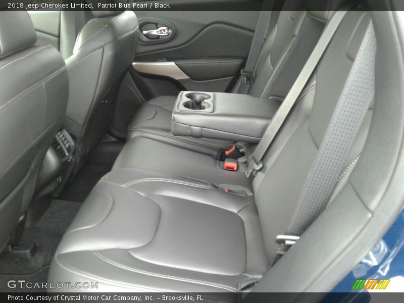 Patriot Blue Pearl / Black 2018 Jeep Cherokee Limited