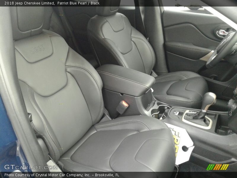 Patriot Blue Pearl / Black 2018 Jeep Cherokee Limited