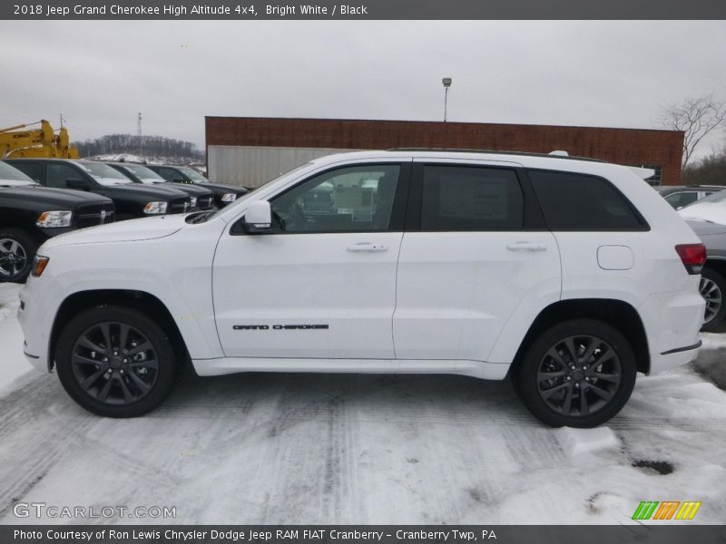 Bright White / Black 2018 Jeep Grand Cherokee High Altitude 4x4