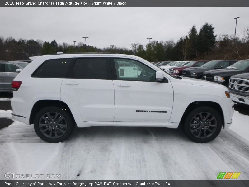 Bright White / Black 2018 Jeep Grand Cherokee High Altitude 4x4