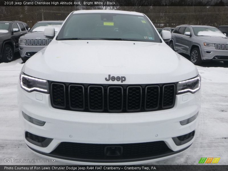 Bright White / Black 2018 Jeep Grand Cherokee High Altitude 4x4