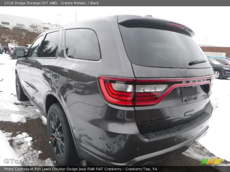 Granite Metallic / Black 2018 Dodge Durango SXT AWD