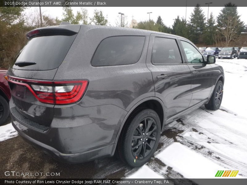 Granite Metallic / Black 2018 Dodge Durango SXT AWD