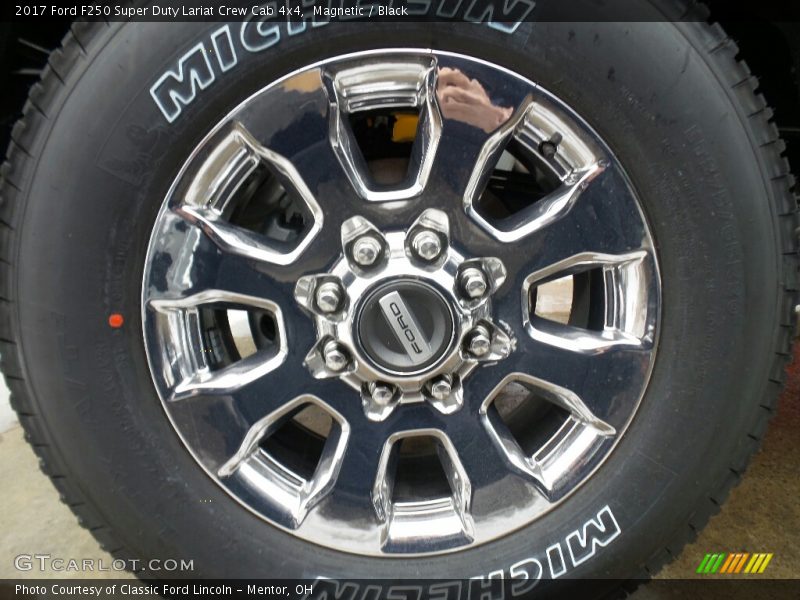Magnetic / Black 2017 Ford F250 Super Duty Lariat Crew Cab 4x4