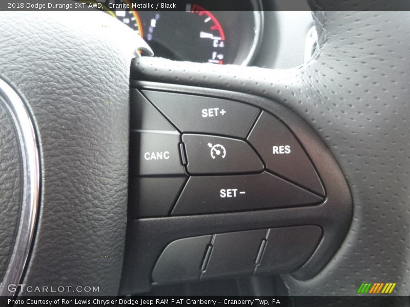 Granite Metallic / Black 2018 Dodge Durango SXT AWD