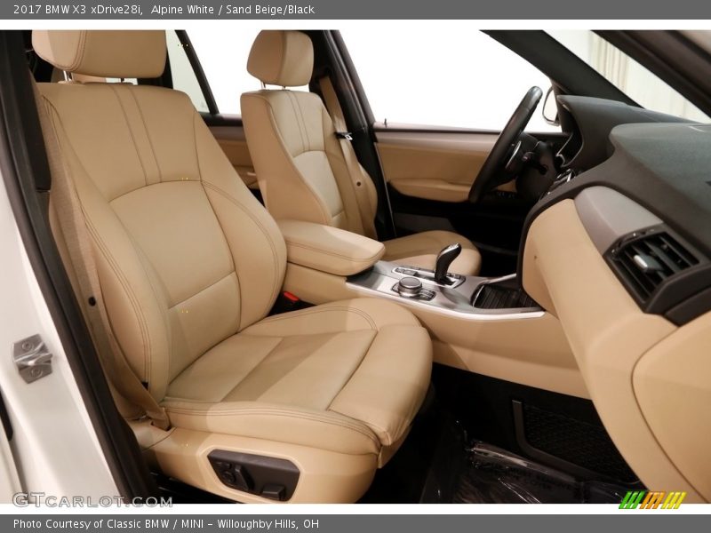 Alpine White / Sand Beige/Black 2017 BMW X3 xDrive28i
