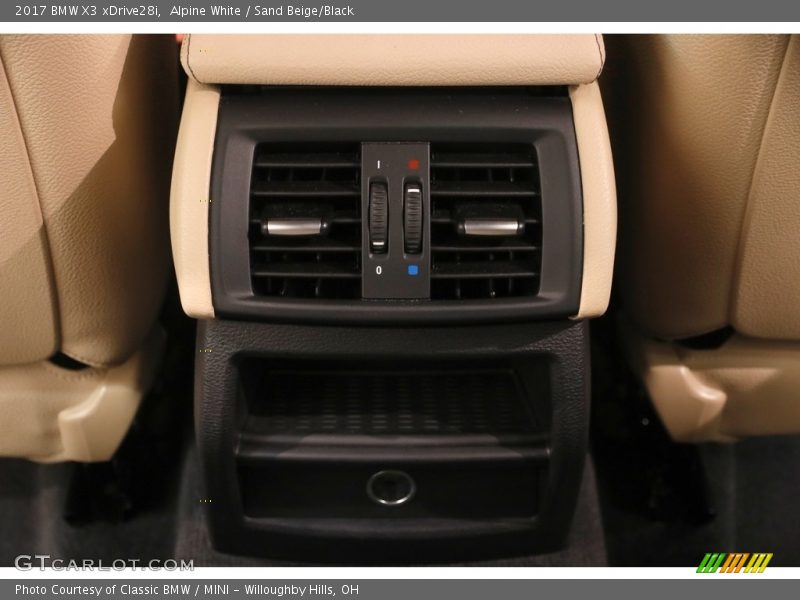 Alpine White / Sand Beige/Black 2017 BMW X3 xDrive28i