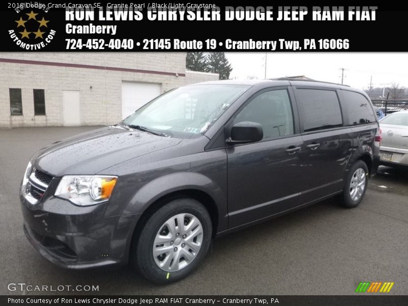 Granite Pearl / Black/Light Graystone 2018 Dodge Grand Caravan SE