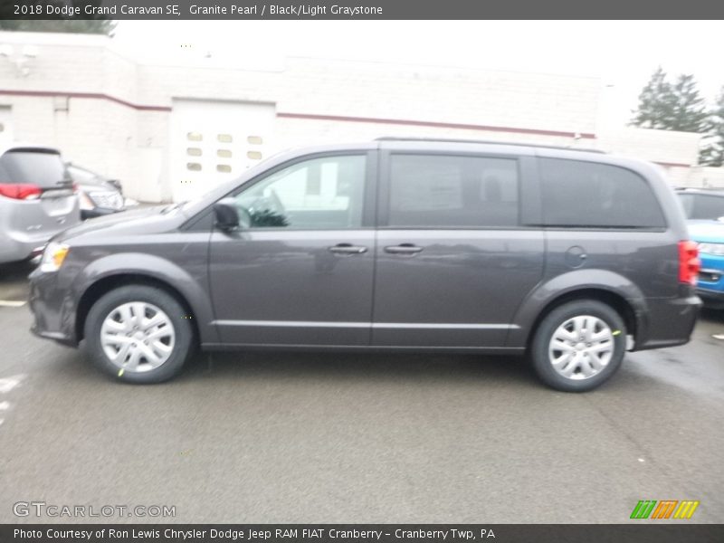 Granite Pearl / Black/Light Graystone 2018 Dodge Grand Caravan SE