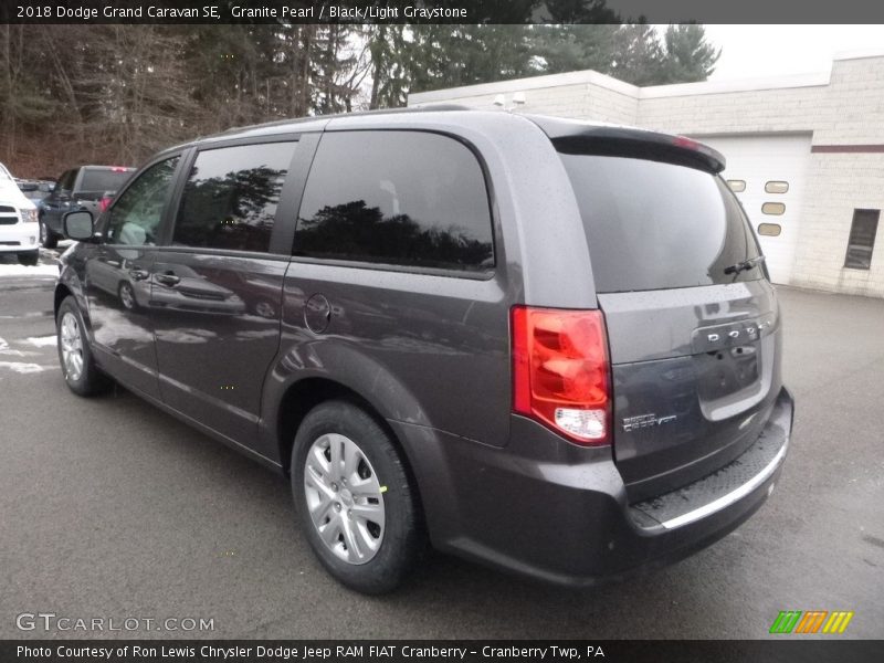Granite Pearl / Black/Light Graystone 2018 Dodge Grand Caravan SE